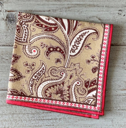 Kashmir Bronze Sheeting Napkins