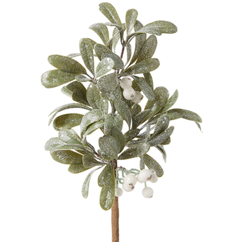 Iced Mistletoe Pick