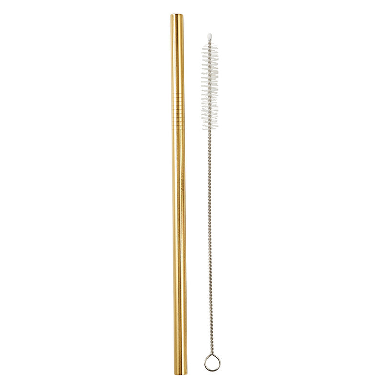 Gold Stainless Steel Straw