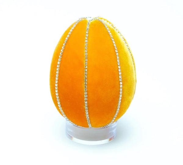 Small Crystal Velvet Eggs by Hot Skwash - Carrot