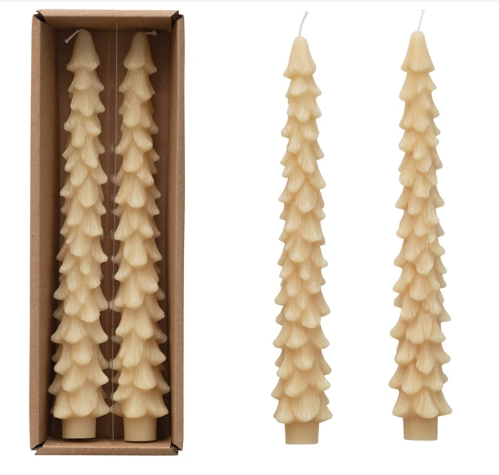 Unscented Tree Taper Candles - Tall