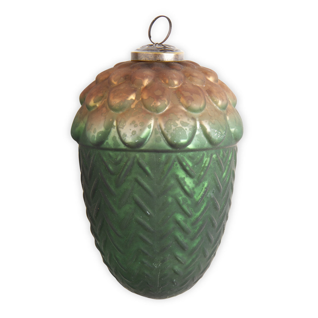Green & Gold Acorn Ornaments
