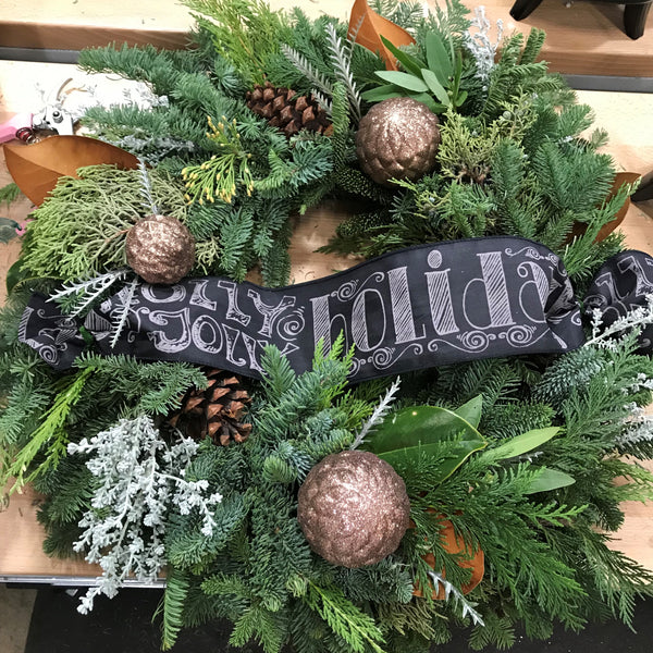 Holiday Wreath Making Class - Amanda Gunderson Group