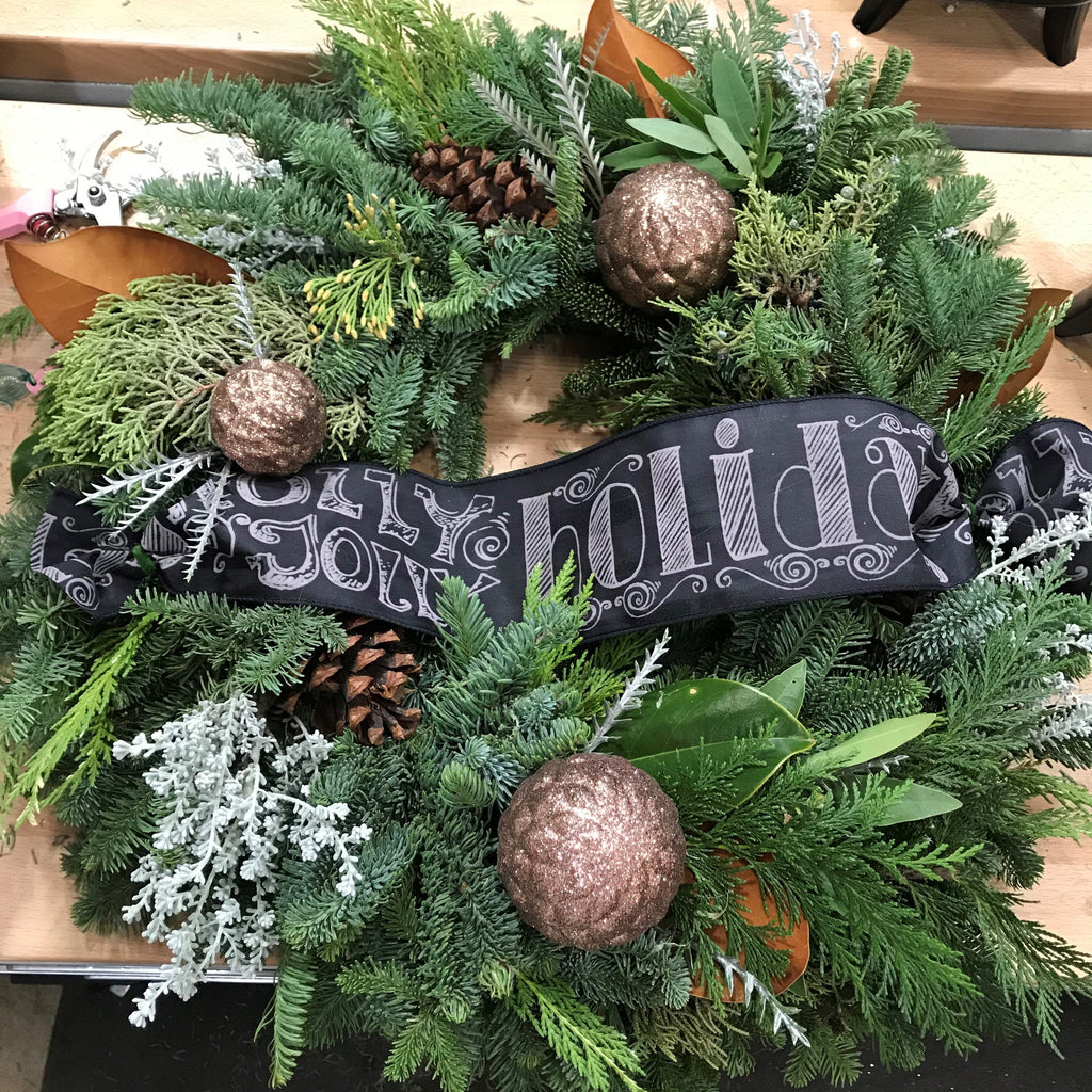 Holiday Wreath Making Class - Laurie Steckart Group