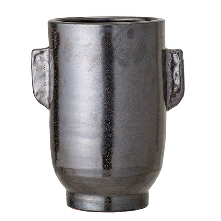 Antique Gray Metal Urn