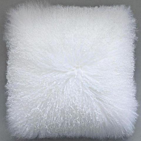 Mongolian Lamb Fur Pillow