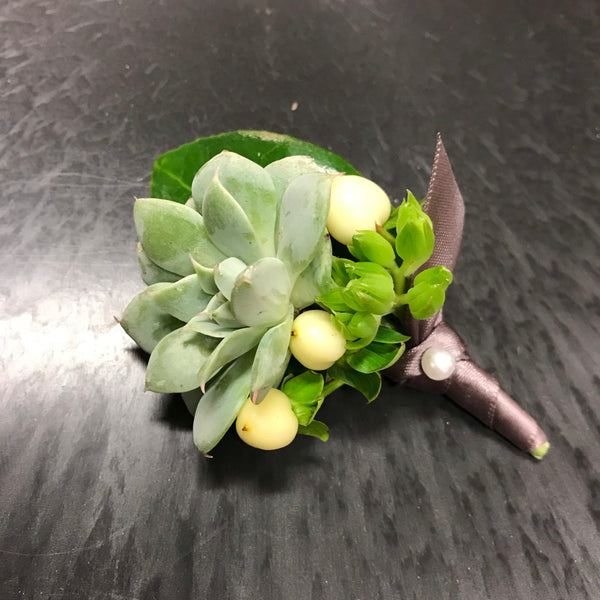 Succulent Boutonniere