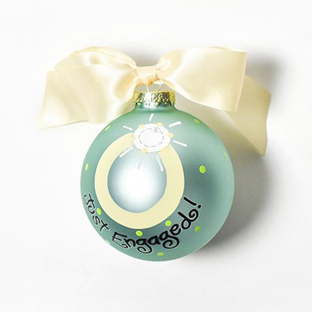 Just Engaged Champagne Ornament