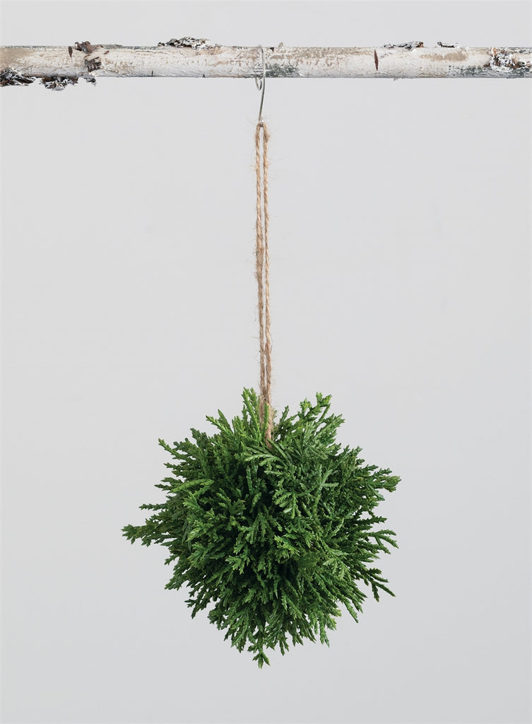Cedar Hanging Orb