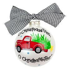 O Christmas Tree Glass Ornament