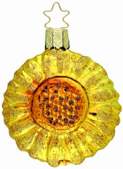 Friendly Flower Sunflower Ornament by Inge- Glas
