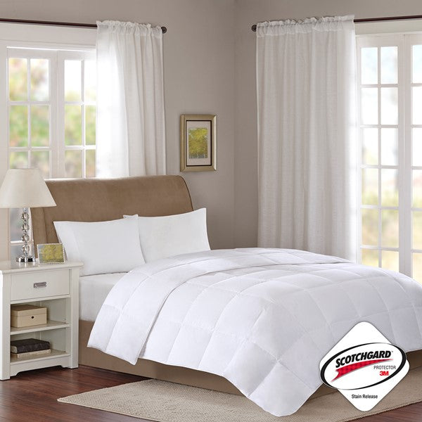 Cotton Sateen White Down Comforter