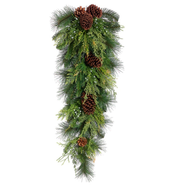 Pinecone/Berry/Cedar/Pine Teardrop - 36"
