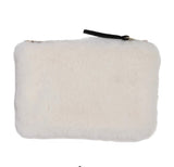 Soft Faux Fur Zipper Bag