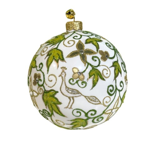 Hollybird and Vine Ornament by JingleNog