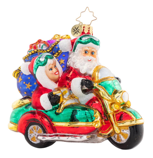 Santa's Sidecar Sidekick by Christopher Radko