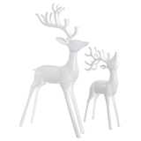 Shiny White Reindeer
