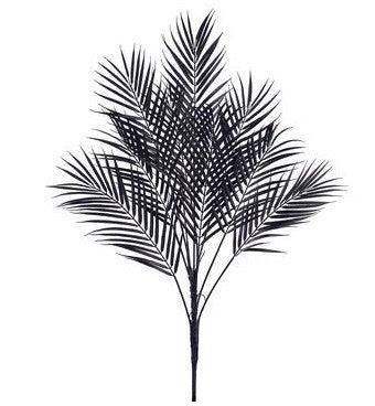 Black Areca Palm Spray - 31"