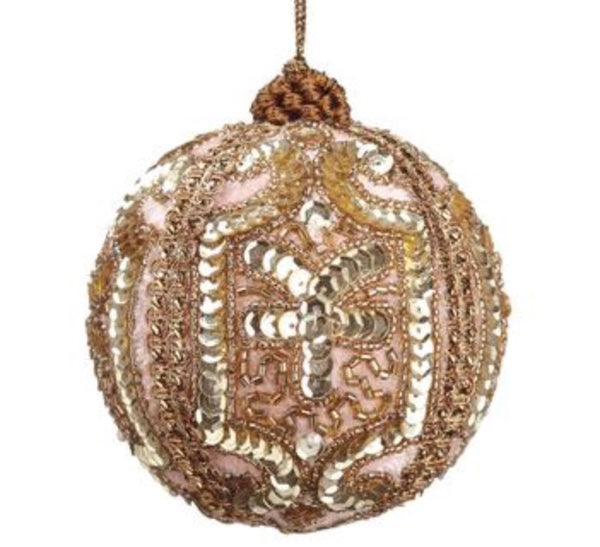 Embroidered Zari Ball Ornament