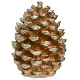 Metallic Gold Table Top Pinecones