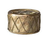 Gold Drum Shaped Taper Holder