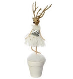 White Reindeer Ballerina