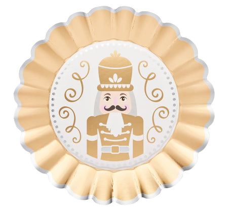 Gold Ball Wooden Party Picks by Sophistiplate