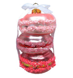 Stacked Macaroon Glass Ornaments