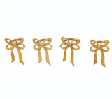 Brass Bow Napkin Rings