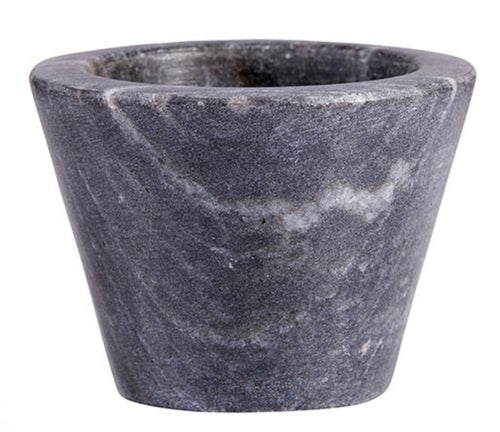 Black Marble Pinch Pot