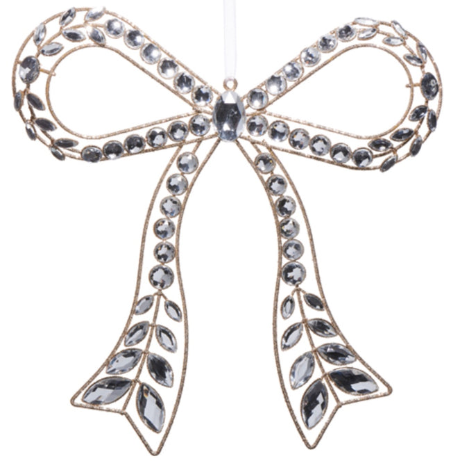 Bejeweled Bow Ornaments