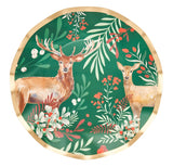 Christmas Forest Paper Salad Plates by Sophistiplate