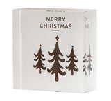 Merry Christmas clear lucite block