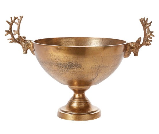 Golden Buck Footed Bowl