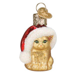 Mini Santa's Kitten by Old World Christmas