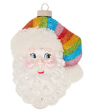 Pride Hat Santa Ornament