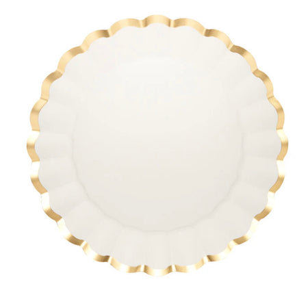 Gold Ball Wooden Party Picks by Sophistiplate