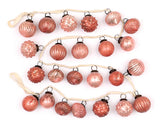 Pink Mercury Glass Ball Garland