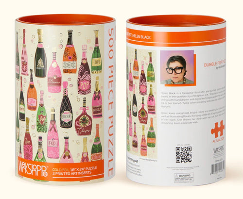Bubble Pop Fizz Foil 500 Piece Cylinder Puzzle