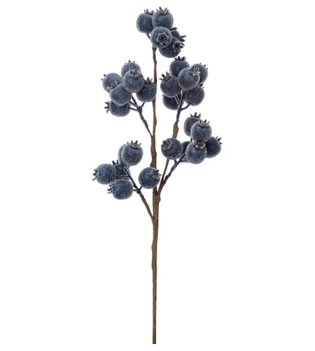 Brown Velvet Schefflera Leaf Spray - 50"