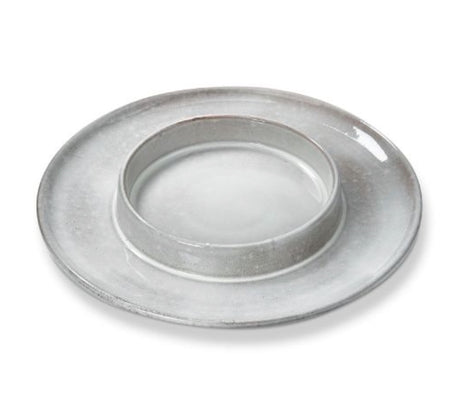 Stoneware Footed Tea Cups