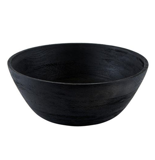 Black Savanna Textured Salad Bowl