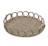 Seagrass Link Round Tray