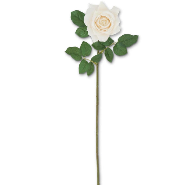 White Rose Stem - 25"