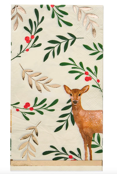 Christmas Forest Paper Guest Towels by Sophistiplate