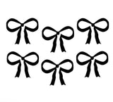 Black Bow Acrylic Drink Markers