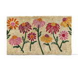 Spring Flowers Coir Mat
