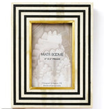 Rajiva Black & Cream Picture Frame - 4 x 6