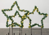 Lighted LED Star Yard Stakes