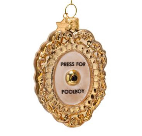 Poolboy Button Ornament by Vondels
